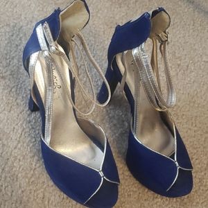 Blue heels